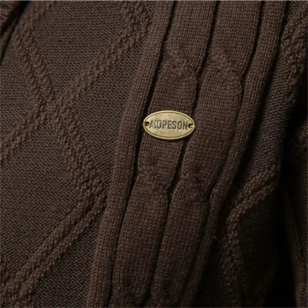 Cardigan Masculino Gola Smooking Tricot Estiluro® Trevine